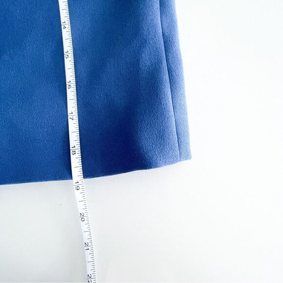 Jennifer Torosian Skirt Mini Asymmetrical  Blue Women's 6 Front Wrap Kilt Lined - Picture 7 of 7